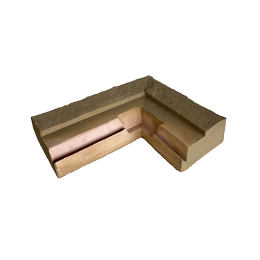 Buff: Sandstone Ledger / Sill Outside Corner: 6 1/4